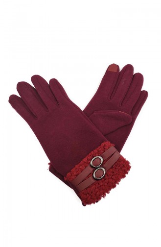 Womens Gloves S05-02 Burgundy 05-02