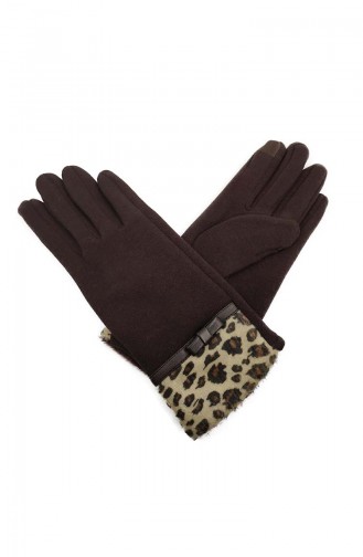 Womens Gloves S06-04 Brown 06-04