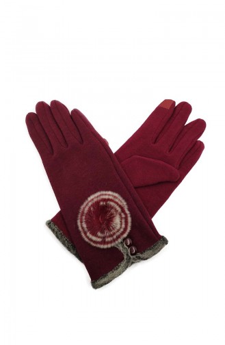 Gants Pour Femme S08-02 Bordeaux 08-02