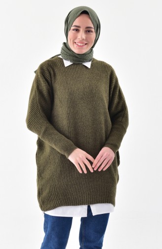 Knitwear Bat Sleeve Sweater 3201-02 Khaki 3201-02