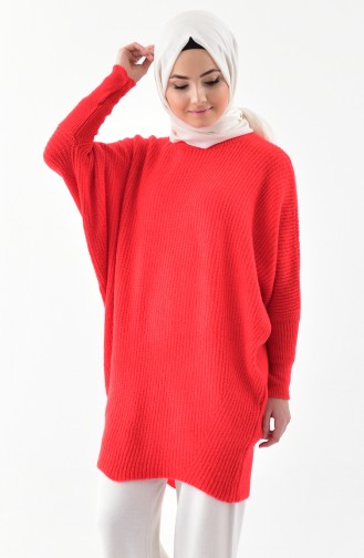 Knitwear Bat Sleeve Sweater 3201-10 Coral 3201-10