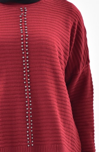Knitwear Pearl Sweater 10030-05 Bordeaux 10030-05