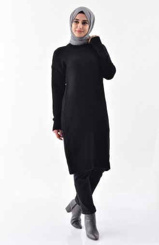 Tunique Tricot 8088-03 Noir 8088-03