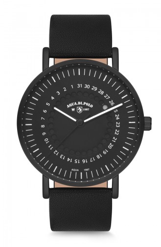 Aqua Di Polo APL99B5224D01 Leather Unisex Wrist Watch 99B5224D01