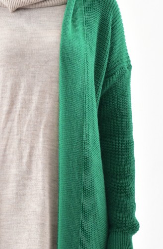 Knitwear Long Cardigan 8102-01 Green 8102-01