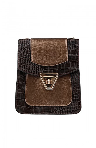 Women´s Shoulder Bag 1011-01 Dark Brown 1011-01
