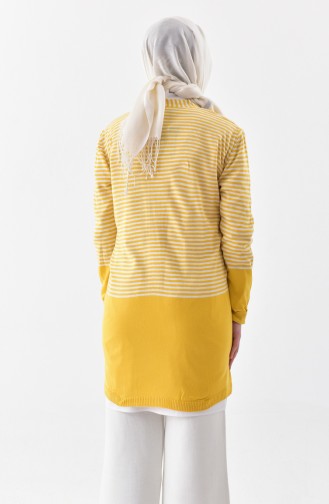 Striped Cardigans 4707-02 Yellow 4707-02