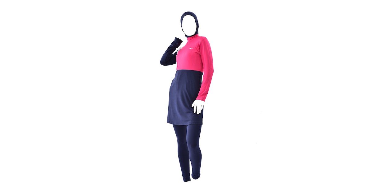 Maillot de Bain Islamique 287-03 Bleu Marine 287-03 | Sefamerve