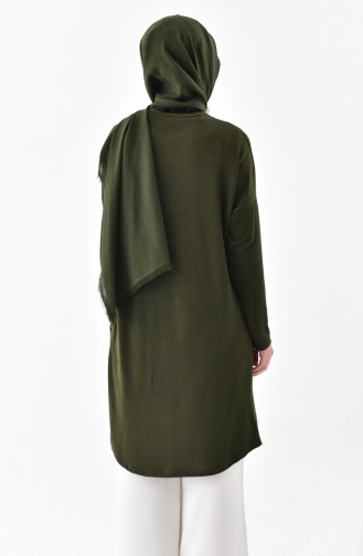 Tunique Manches Chauve Souris 7406-01 Vert Khaki 7406-01