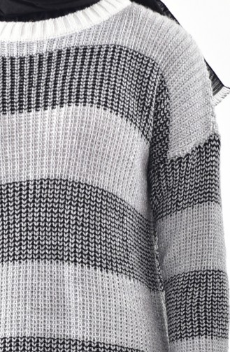 Knitwear Silvery Sweater 8007-01 Gray 8007-01