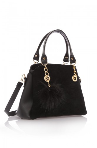 Stilgo Sac Pour Femme DU13Z-01 Noir Daim 13Z-01