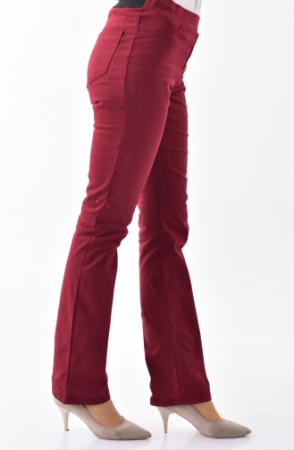 Pantalon Taille élastique 8301-02 Bordeaux 8301-02
