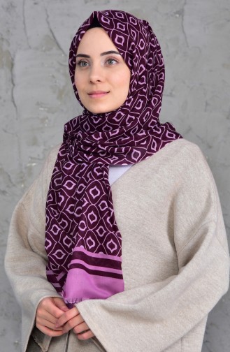 Patterned Cotton Shawl 901417-08 Dried rose 901417-08