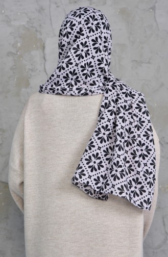 Patterned Cotton Shawl 901420-08 Off-white 901420-08