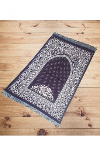 Ottoman Pattern Prayer Rug 2005-04 Damson 2005-04