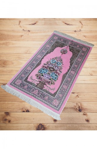 Luxury Chenille Prayer Rug 2009-01 Light Pink 2009-01