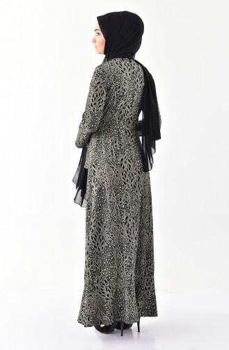 Black Hijab Dress 7151A-01