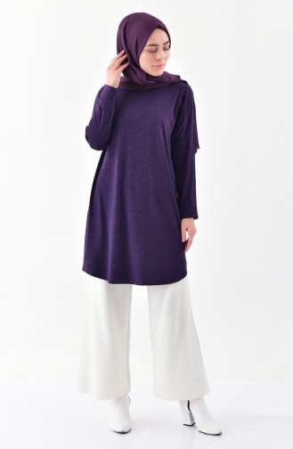 CAVANE Bat Sleeve Tunic 7404-01 Purple 7404-01