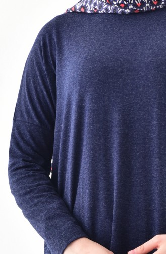 Tunique Manches Chauve Souris 7404-04 Bleu Marine 7404-04