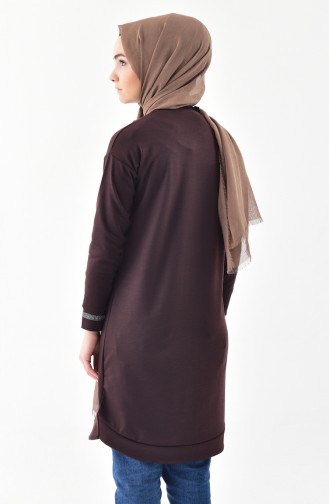 Tunique Sport Pierre Imprimée 0678-04 Brun 0678-04