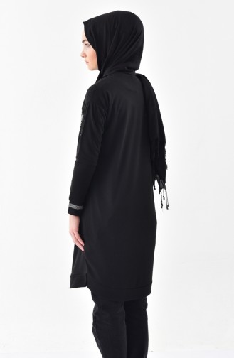 Tunique Sport Pierre Imprimée 0678-06 Noir 0678-06