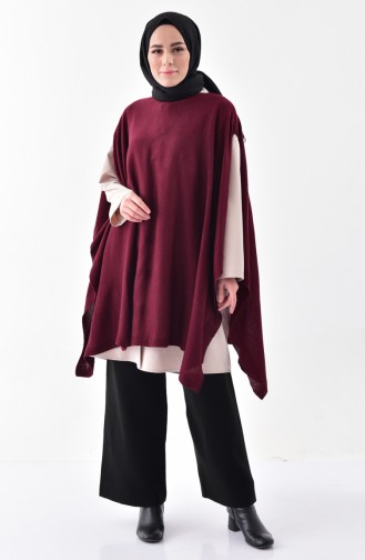 Knitwear Poncho 2002-02 Bordeaux 2002-02