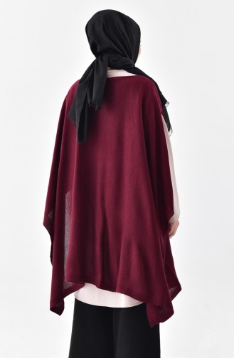 Knitwear Poncho 2002-02 Bordeaux 2002-02