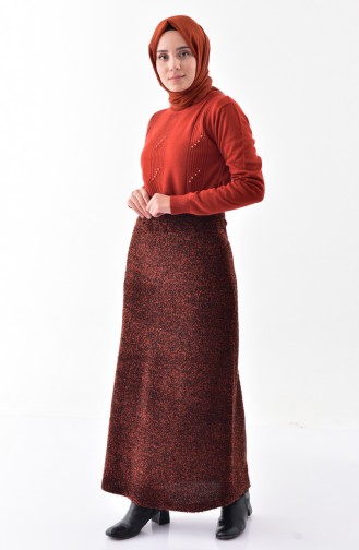 Knitwear Boucle Skirt 5007-02 Tile 5007-02