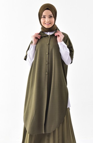 Khaki Poncho 1001-03