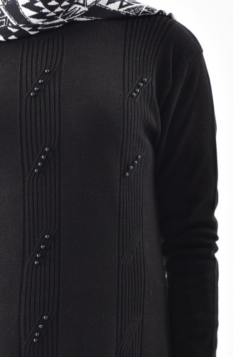 Pearl Knitwear Sweater 2128-01 Black 2128-01