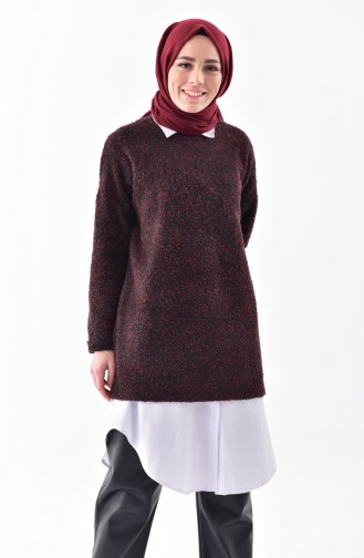 Triko Buklet Kazak 5008-02 Mürdüm 5008-02