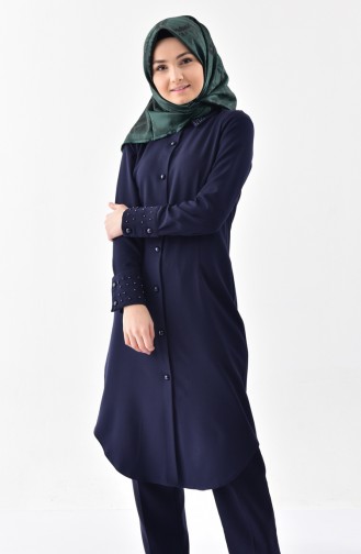 Pearl Tunic 3007-03 Navy Blue 3007-03