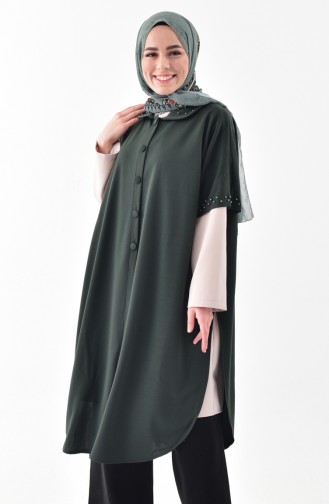 Green Poncho 1001-01