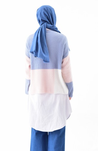 Knitwear Sweater 10008-06 Blue 10008-06