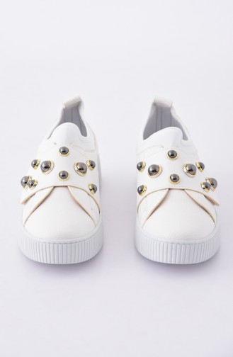 White Sport Shoes 2020K-03