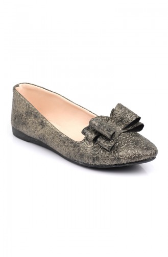 Babettes Pour Femme a Motifs et Noeud 6557-7 Or Foncé 6557-7