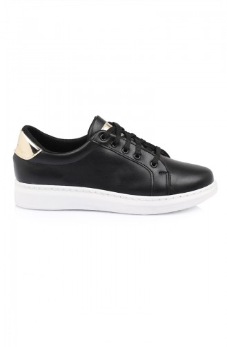 Sneakers Ayakkabı 9302-02SA Siyah Altın