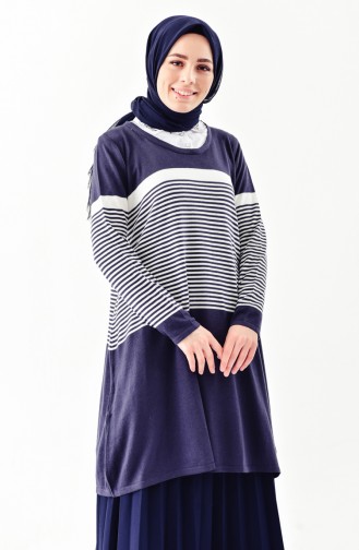 Navy Blue Knitwear 3907-07