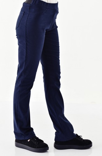 Pantalon Taille élastique 8301-03 Bleu Marine 8301-03