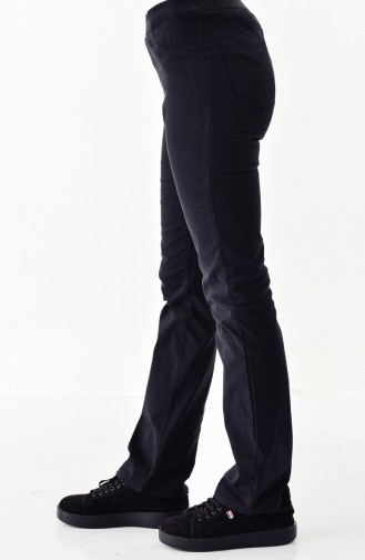 Minahill Elastic Waist Trouser 8301-01 Black 8301-01