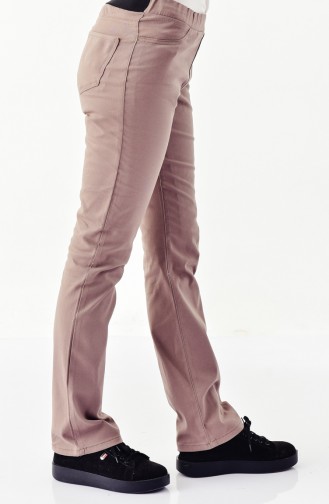 Minahill Elastic Waist Trouser 8301-04 Mink 8301-04