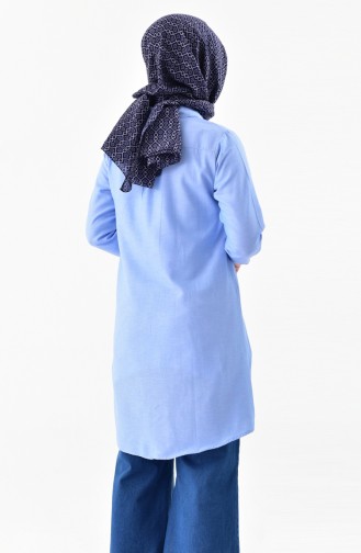 Tunique Chemise 0694-14 Bleu Bébé 0694-14