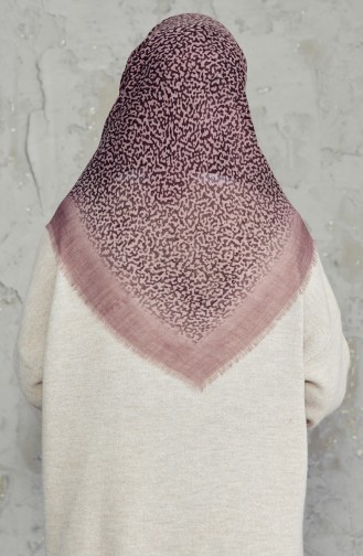 Patterned  Cotton Scarf 2156-11 Mink 2156-11