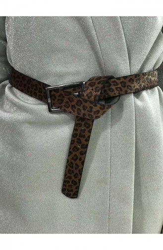 حزام خصر للنساء بتصميم مرقط  IM05-11 لون نحاسي 05-11