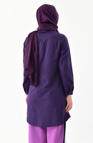 Purple Overhemdblouse 0694-10