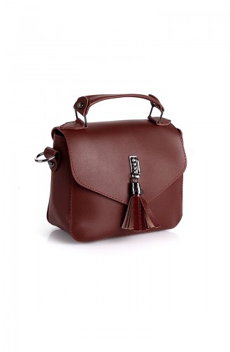 حقيبة كتف للنساء بتصميم مميز Bs10517Bo لون خمري 10517BO