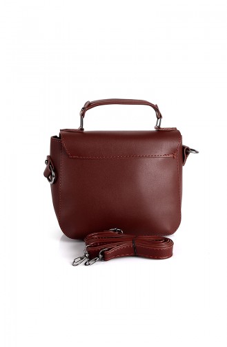حقيبة كتف للنساء بتصميم مميز Bs10517Bo لون خمري 10517BO