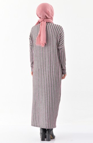 Pink Hijab Dress 7758-01