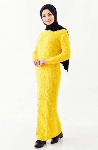 Knitwear Pearly Dress 7705-12 Yellow 7705-12