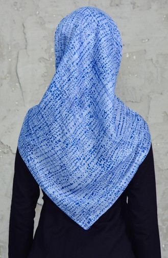 Akel Cheesecloth Scarf 001-396D-01 Blue 001-396D-01